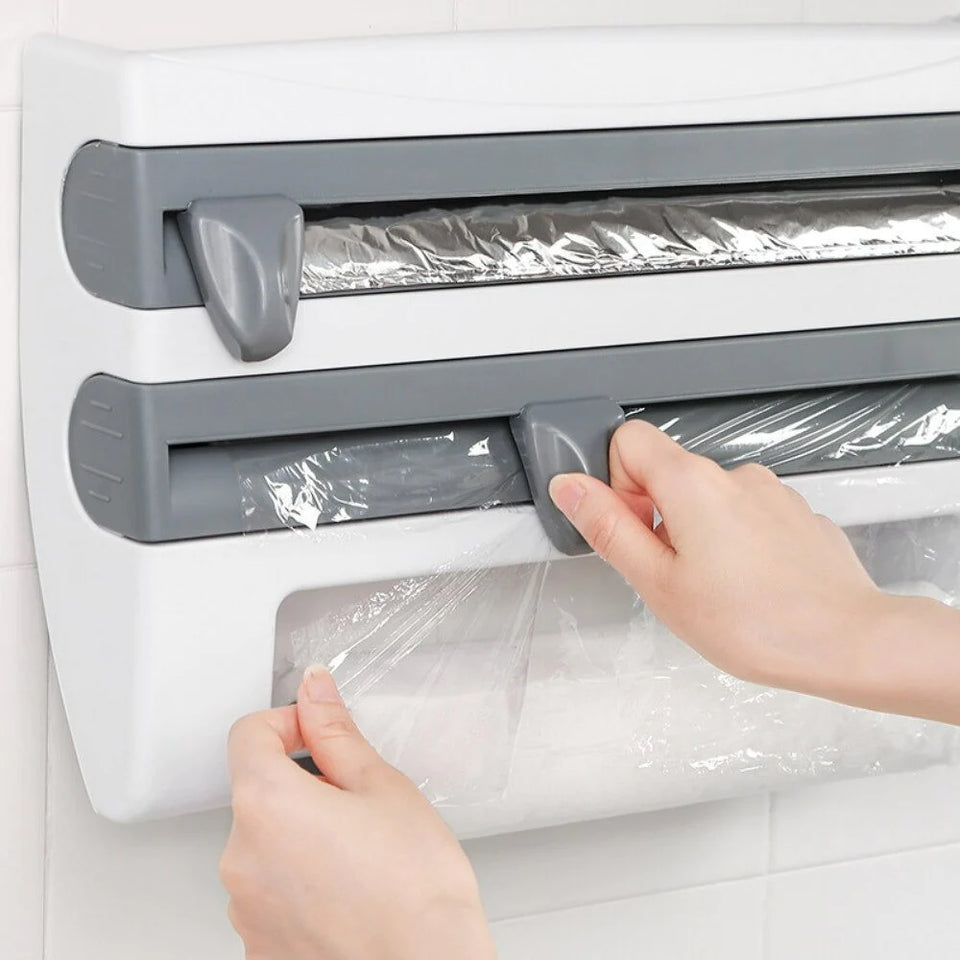 Dispensador papel cocina, film y papel aluminio